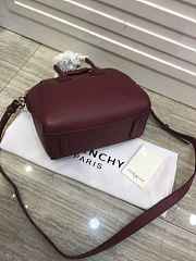 Givenchy Mini Antigona In Burgundy Handbag 22*20*13cm - 2