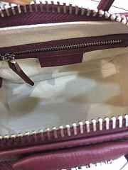 Givenchy Mini Antigona In Burgundy Handbag 22*20*13cm - 4