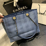  Forubags-21 Chanel Canvas Large Deauville Shopping Bag - 2