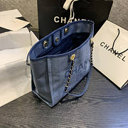  Forubags-21 Chanel Canvas Large Deauville Shopping Bag - 4