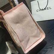 Forubags-22 Chanel Canvas Large Deauville Shopping Bag - 6