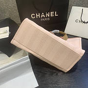 Forubags-22 Chanel Canvas Large Deauville Shopping Bag - 5