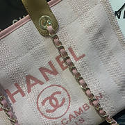 Forubags-22 Chanel Canvas Large Deauville Shopping Bag - 2