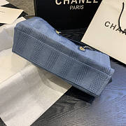 Forubags-25 Chanel Canvas Small Deauville Shopping Bag - 3