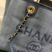 Forubags-25 Chanel Canvas Small Deauville Shopping Bag - 2