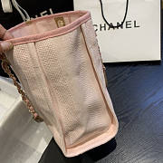 Forubags-26 Chanel Canvas Small Deauville Shopping Bag - 4