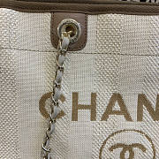 Forubags-27 Chanel Canvas Small Deauville Shopping Bag - 2
