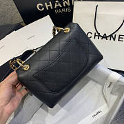 Forubags Chanel Caviar Leather Flap Black 23-16-9cm - 5