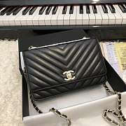 CHANEL CC WOC BLACK 203451  - 1