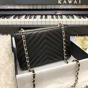 CHANEL CC WOC BLACK 203451  - 3