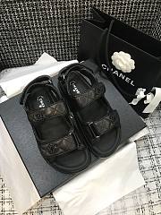 CHANEL BLACK SANDALS  - 1