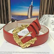 Versace Belts Red 3.5cm - 5