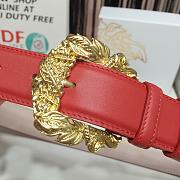 Versace Belts Red 3.5cm - 3
