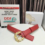 Versace Belts Red 3.5cm - 2