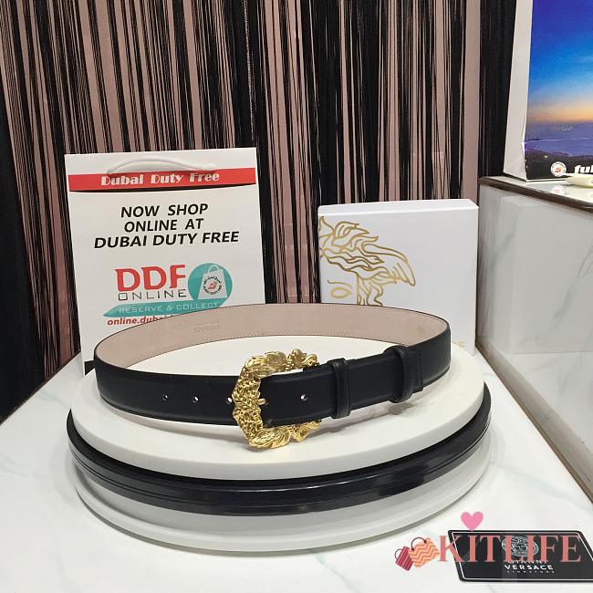 Versace Belts Black 3.5cm - 1