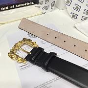 Versace Belts Black 3.5cm - 3