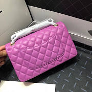 CHANEL FLAP BAG LAMBSKIN GOLD HARDWARE 25.5CM - 2