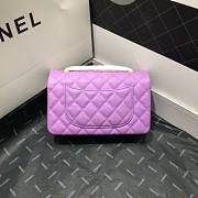 CHANEL FLAP BAG CAVIAR GOLD HARDWARE 20CM - 2