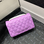 CHANEL FLAP BAG CAVIAR GOLD HARDWARE 20CM - 3