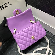 CHANEL FLAP BAG CAVIAR GOLD HARDWARE 20CM - 5