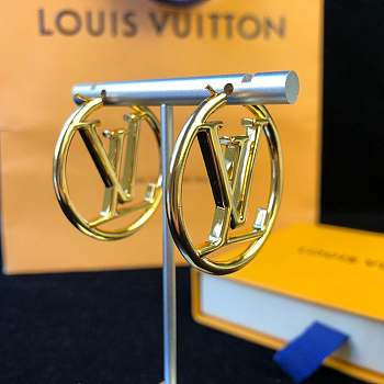 FORUBAGS LOUIS VUITTON HOOP EARRINGS - M64288