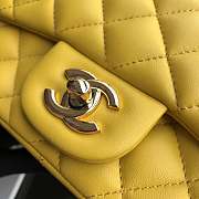 CHANEL FLAP BAG LAMBSKIN GOLD HARDWARE IN BLACK 17CM - 3