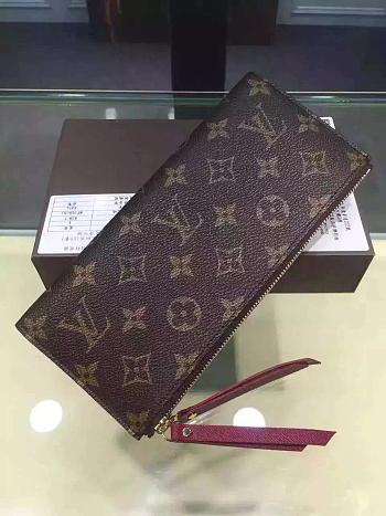 Forubags Louis Vuitton Monogram Canvas Adele Wallet M61269 Fuchsia