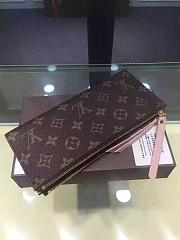 Forubags Louis Vuitton Monogram Canvas Adele Wallet Pink - 3