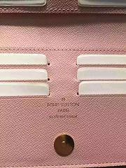 Forubags Louis Vuitton Monogram Canvas Adele Wallet Pink - 5