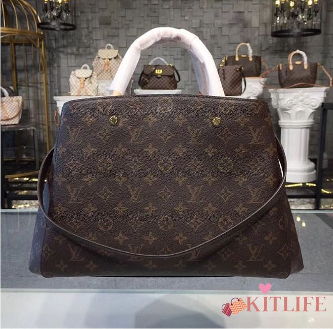 LOUIS VUITTON MONTAIGNE GM BAGS MONOGRAM CANVAS M41067  - 1