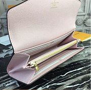 FORUBAGS LOUIS VUITTON DAMIER EBENE CANVAS SARAH WALLET N60114  - 3