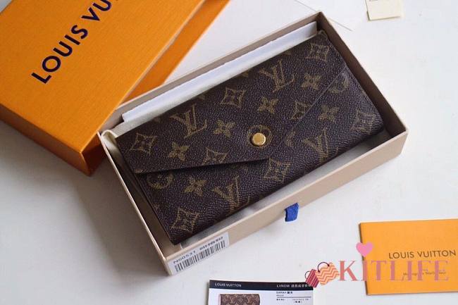 FORUBAGS LOUIS VUITTON SARAH WALLET M60531 Brown - 1