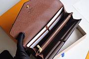 FORUBAGS LOUIS VUITTON SARAH WALLET M60531 Brown - 5
