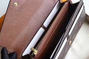 FORUBAGS LOUIS VUITTON SARAH WALLET M60531 Brown - 3