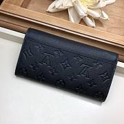 FORUBAGS LOUIS VUITTON SARAH WALLET M61182 Black - 6