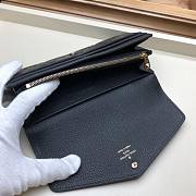 FORUBAGS LOUIS VUITTON SARAH WALLET M61182 Black - 2