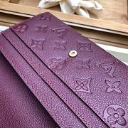 FORUBAGS LOUIS VUITTON SARAH WALLET Burgundy - 3
