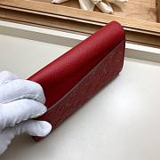 FORUBAGS LOUIS VUITTON SARAH WALLET Red - 6