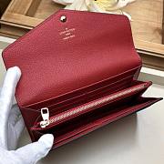 FORUBAGS LOUIS VUITTON SARAH WALLET Red - 5