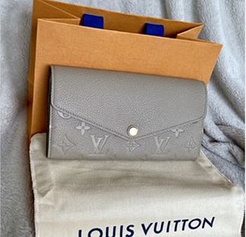  FORUBAGS LOUIS VUITTON SARAH WALLET M68708 Beige