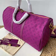 FORUBAGS LOUIS VUITTON KEEPALL BANDOULIÈRE 50 PURPLE - 1