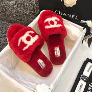 Forubags-2 Chanel fur slippers - 4
