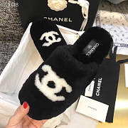 Forubags-3 Chanel fur slippers - 3