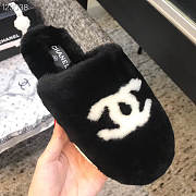 Forubags-3 Chanel fur slippers - 2