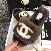 Forubags-4 Chanel fur slippers - 3