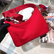 FORUBAGS-1 PRADA NYLON HOBO BAG - 4