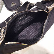 FORUBAGS-5 PRADA NYLON HOBO BAG - 5