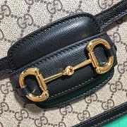 Forubags Gucci 1955 Horsebit Small Shoulder Bag 25cm Brown/Black - 3