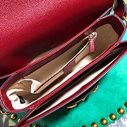 Forubags Gucci 1955 Horsebit Small Shoulder Bag 25cm Brown/Red - 5