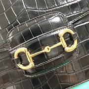 Forubags Gucci 1955 Horsebit Small Shoulder Bag 25cm Black - 2